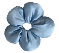 Élastique à cheveux élaboré à volants pour femme - Grand chouchou floral - Fleur 3D