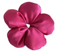 Élastique à cheveux élaboré à volants pour femme - Grand chouchou floral - Fleur 3D