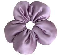 Élastique à cheveux élaboré à volants pour femme - Grand chouchou floral - Fleur 3D