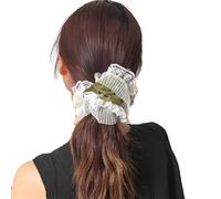 Élastique à cheveux en dentelle HairBun Scrunchies Cheveux élastiques Gros chouchous Bandeaux pour cheveux féminins Décorations de cheveux