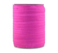 Élastique à cheveux en satin et élasthanne, 15 mm, 100 m, 100 m, couleur rose fluo, 20 mm, 50 m