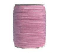Élastique à cheveux en satin et élasthanne, 15 mm, 100 yards par rouleau, 1,6 cm, brillant, solide, repliable, bordure en dentelle, couture, motif rose victorien, 08, 15 mm, 100 yards