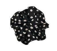 éLastique à Cheveux En Tissu 1 chouchou élégant en tissu de coton classique, attaches for cheveux surdimensionnées, accessoires for(Black)