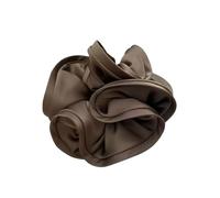 Élastique À Cheveux En Tissu 2pc Big Hair Tie Ribbon Scrunchies Satin Elastic Band Bow Women Simple Temperament Ponytail Accessories(Brown)