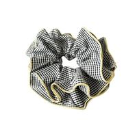 Élastique À Cheveux En Tissu 2pc Chiffon Pure Colorful Large Intestine Scrunchies Fabric Elastic Hair Scrunchie(Color3)