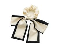 Élastique À Cheveux En Tissu 2pc Floral Hair Bands Bow Scrunchies Pontail Double-deck Scarf Ties Accessories Hairband Party(Color16)