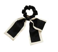 Élastique À Cheveux En Tissu 2pc Floral Hair Bands Bow Scrunchies Pontail Double-deck Scarf Ties Accessories Hairband Party(Color15)