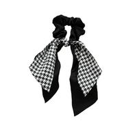 Élastique À Cheveux En Tissu 2pc Floral Hair Bands Bow Scrunchies Pontail Double-deck Scarf Ties Accessories Hairband Party(Color8)