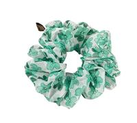 Élastique À Cheveux En Tissu 2pc Oversized Printed Chiffon High Elastic Hair Rope Sweet Fabric Scrunchies Accessories(Color5)