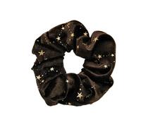 Élastique À Cheveux En Tissu 2pc Velvet Star Scrunchies Elastic Hair Bands Women Headbands Ponytail Holder Ties Winter Accessories(Dark coffee)