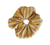 Élastique À Cheveux En Tissu 3pc Colorful Striped Ponytail Knitted Hair Scrunchies For Women(Color 2)