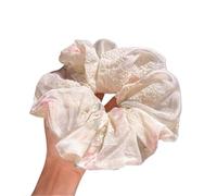 Élastique À Cheveux En Tissu 3pc Leopard Print Oversized Scrunchie For Women Elastic Big Hair Tie Girls Black Rubber Bands Retro Rope(Color 10)