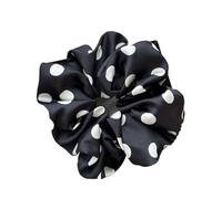 Élastique À Cheveux En Tissu 3pc Leopard Print Oversized Scrunchie For Women Elastic Big Hair Tie Girls Black Rubber Bands Retro Rope(Color 7)