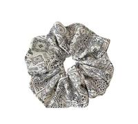 Élastique À Cheveux En Tissu Chouchous ethniques for femmes, élastiques à cheveux, accessoires, anneaux de cravate, coiffes, ornements(Color 1)