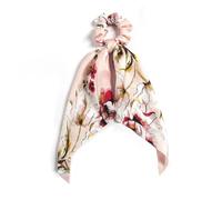 Élastique À Cheveux En Tissu Lot de 3 banderoles vintage for cheveux longs, rubans, bandes élastiques for queue de cheval, élégantes, for femmes(Light Pink)
