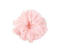 Élastique À Cheveux En Tissu Lot de 5 chouchous élastiques en organza for femmes, multicolores, for queue de cheval(Pink)