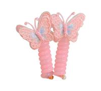 Élastique à cheveux tressé pour enfants et filles avec fil de téléphone - Joli chouchou tendance