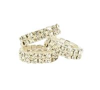Élastique à crinière HKM Crystal (x5) Blanc TU