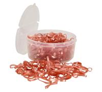Imperial Riding IRH Élastiques en Silicone Extra Larges et Solides pour crinière de Cheval, Or Rose, Taille 1