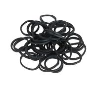 Kerbl Élastiques à Crin, 500 Pièces - noirs