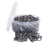 Imperial Riding IRH Élastiques tressés Extra Larges et Solides en Silicone pour crinière de Cheval, Argent, Taille 1