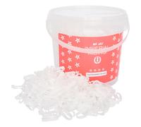 Élastique à crinière silicone Imperial Riding Profi-Box 400 g Blanc TU
