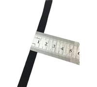 Élastique à haute élasticité, Élastiques en nylon dorés et argentés à paillettes, 10/15/25/40 mm, for vêtements pantalons, accessoires de couture DIY, 1 m - 40, noir(10mm Black)