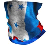 Élastique Bande de Cheveux Drapeau de l'Amérique Drapeau du Laos Headwrap Cache-Col 26X30cm pour Sports,Cyclisme,Femme