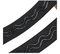 Elastique Bande élastique antidérapante en silicone ondulée for la couture, accessoires de perruques en caoutchouc(30mm)