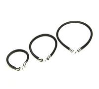 Élastique Bungee Cordons avec Crochet pour 1:10 RC Voiture RC Crawler Truck Voiture Porte-Bagages Noir Pack de 3