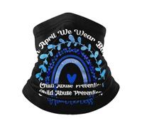 Élastique Chapeaux Demi-Visage Sensibilisation À La Prévention en Avril Headwrap Anti-Solaire Décoration Faciale pour Course À Pied Homme Moto