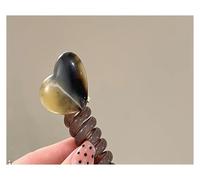 Elastique Cheveux 1 paire élastique spirale téléphone fil bandeau amour queues de cheval tresse tête en caoutchouc filles coeur cheveux cravate femmes tempérament accessoires(2)