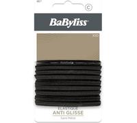 Elastique cheveux BABYLISS ANTI-GLISSE 6MM NOIR x10