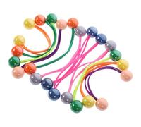 Élastique Cheveux Double Boule Ambiance Noël, Lot 12 Pièces, Acrylique | Boules Élastiques Colorées, pour Pigtails et Ponytails, Léger, Déco, Usage Gym et Maison