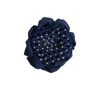 HKM Crystal Résille Bleu Foncé One Size