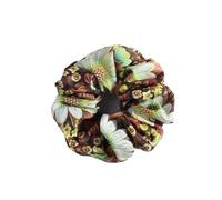 Elastique Cheveux Lot de 4 chouchous élastiques for cheveux for femmes, motif floral rétro, sans couture, for queue cheval(Color2)