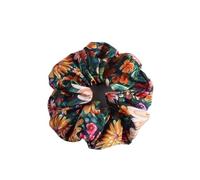 Elastique Cheveux Lot de 4 chouchous élastiques for cheveux for femmes, motif floral rétro, sans couture, for queue cheval(Color1)
