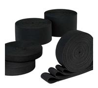 Elastique Couture 20mm/25mm/30mm/35mm/40mm/45mm/50mm White Black Nylon Highest Elastic Bands Garment Trousers Sewing Accessories(Black,30Meter,30mm)