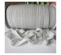 Elastique Couture Gold/Silver Glitter Elastic Ribbon Fold Over Clothing Accessories Stretch Band DIY Crafts(Color14)