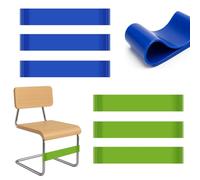Élastique de Chaise Tdah, 6 Pièces Bande Elastique Pied Chaise Fidget Tdah pour Enfants, 15lbs - 25lbs Bande Elastique Sensorielles Convient Aux Enfants Hyperactifs, pour Le Fitness, Yoga, Pilates