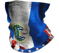 Élastique Décoration faciale Drapeau salvadorien Maroc Drapeau marocain Headwrap Bandana 26X30cm pour Randonnée,Cyclisme,Extérieur