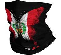 Élastique Écharpe Tube Drapeau du Maroc Drapeau du Honduras Bandana Headwrap 26X30cm pour Adulte,Sports,Course à Pied