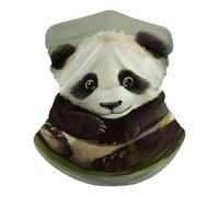 Élastique Écharpe Tube, Gaiter Mignon Petit Panda Unisexe Bande de Cheveux pour Sports Moto Femme