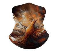 Élastique Écharpe Tube Phénix Abstrait Headwrap Imprimé Écharpe Demi-Visage pour Randonnée Course À Pied Extérieur