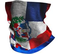 Élastique Écharpe Tube Porto Rico Drapeau Maroc Drapeau marocain Bandana Cache-Col 26X30cm pour Cyclisme,Randonnée,Yoga