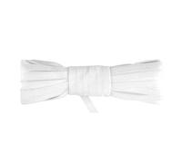 Elastique Élastique fin à tricoter 4 mm, uni, en spandex, cordon, bandeau, chouchou, garnitures de couture for sous-vêtements et robes, 2, 5 et 10 yards.(White,5 Yards)