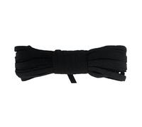 Elastique Élastique fin à tricoter 4 mm, uni, en spandex, cordon, bandeau, chouchou, garnitures de couture for sous-vêtements et robes, 2, 5 et 10 yards.(Black,10 Yards)
