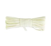 Elastique Élastique fin à tricoter 4 mm, uni, en spandex, cordon, bandeau, chouchou, garnitures de couture for sous-vêtements et robes, 2, 5 et 10 yards.(Antique White,5 Yards)