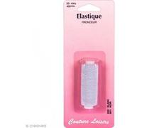 Hemline Élastique fronceur – 20 mètres – Blanc G