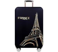 élastique Housse de Valise Protection De Valise Housse Bagage Voyager Protecteur Couverture pour L（25-28in） La Tour de Paris